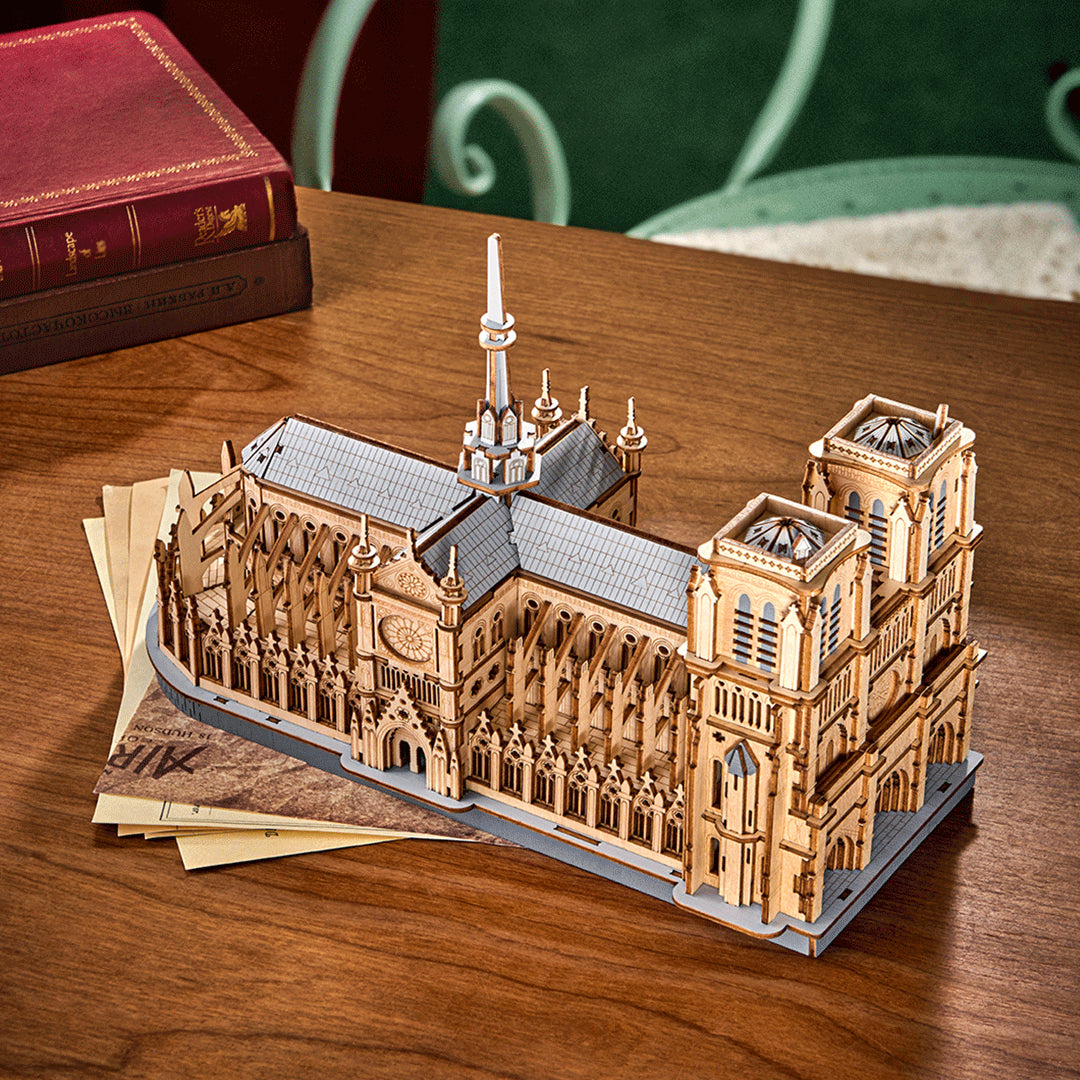 3D Wooden Puzzle - Paris Cathedral