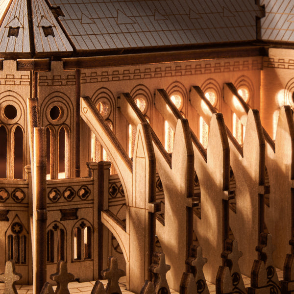 3D Wooden Puzzle - Paris Cathedral