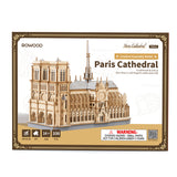 3D Wooden Puzzle - Paris Cathedral