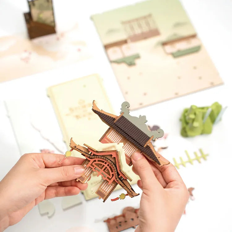 Rolife DIY Book Nook Shelf Insert - Falling Sakura