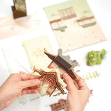 Rolife DIY Book Nook Shelf Insert - Falling Sakura