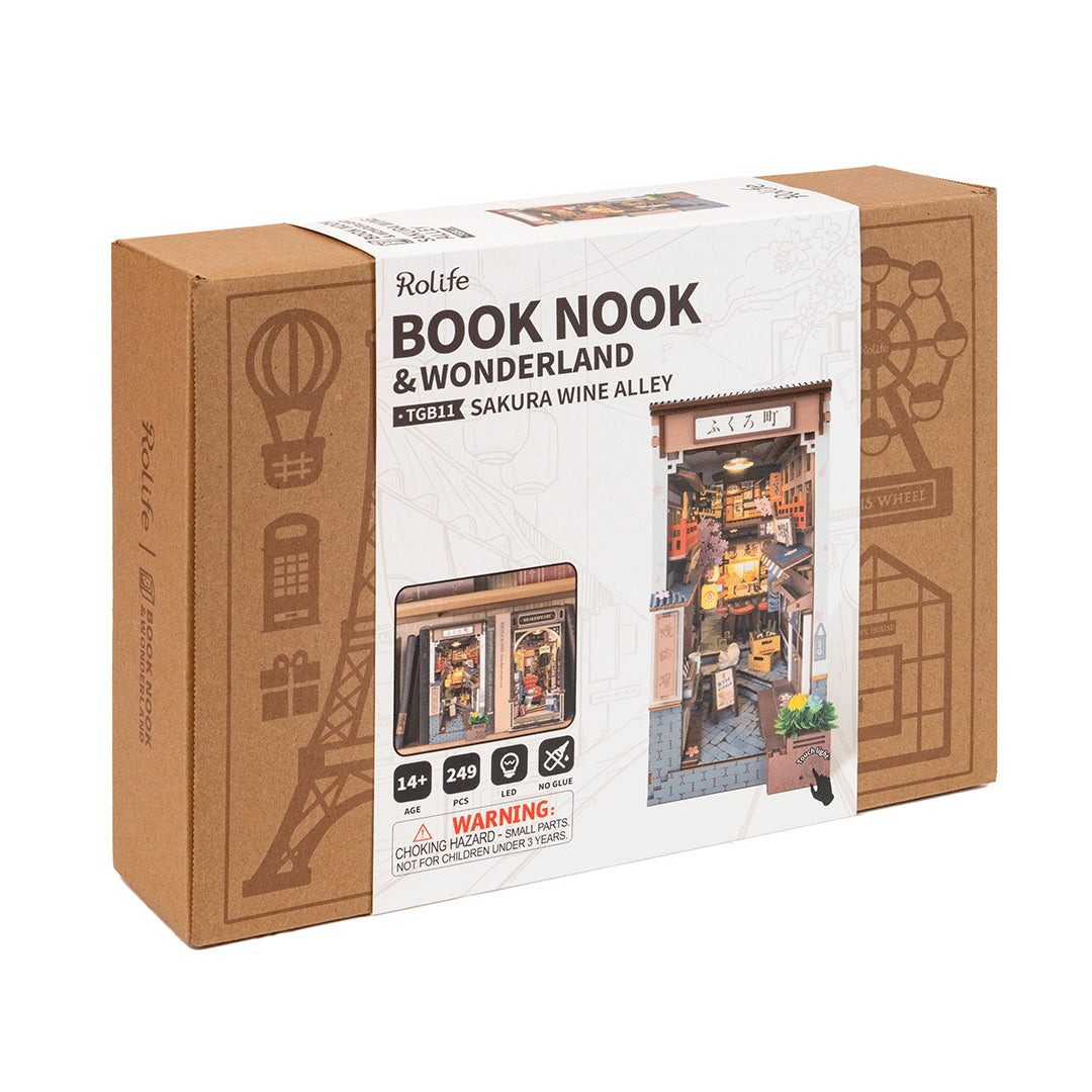 DIY Book Nook - Sakura Wine Alley
