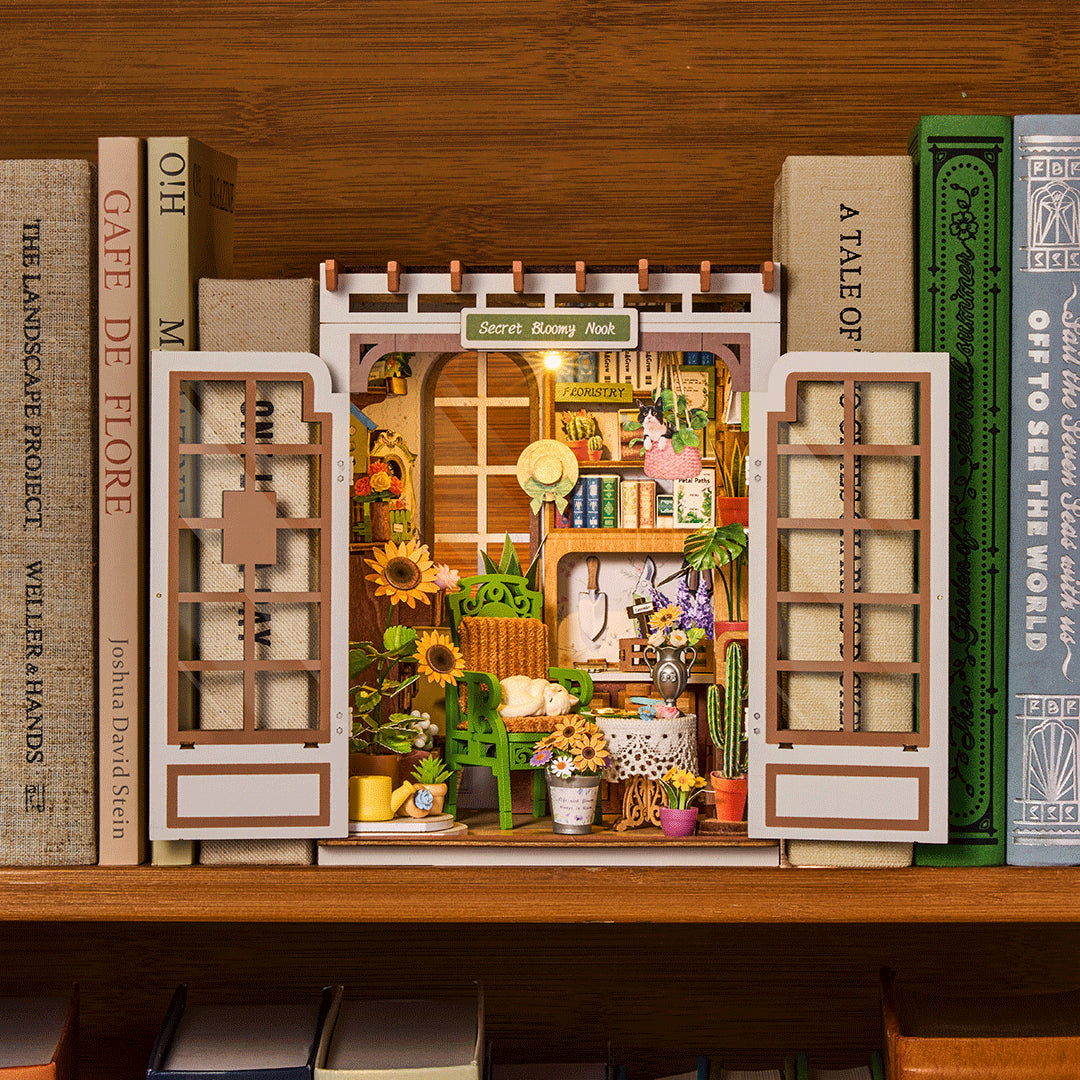 Rolife DIY Book Nook - Secret Bloomy Nook