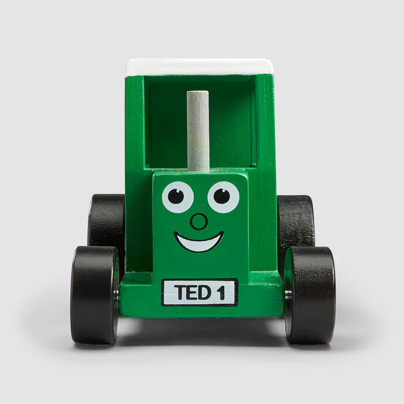 Tractor Ted & Trailer Wooden Toy