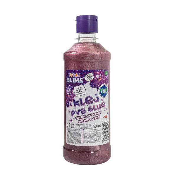 Tuban Slime PVA Glitter Glue 500ml - Purple
