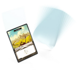 Gamegenic thick inner sleeves packaging with a sample card on a white background