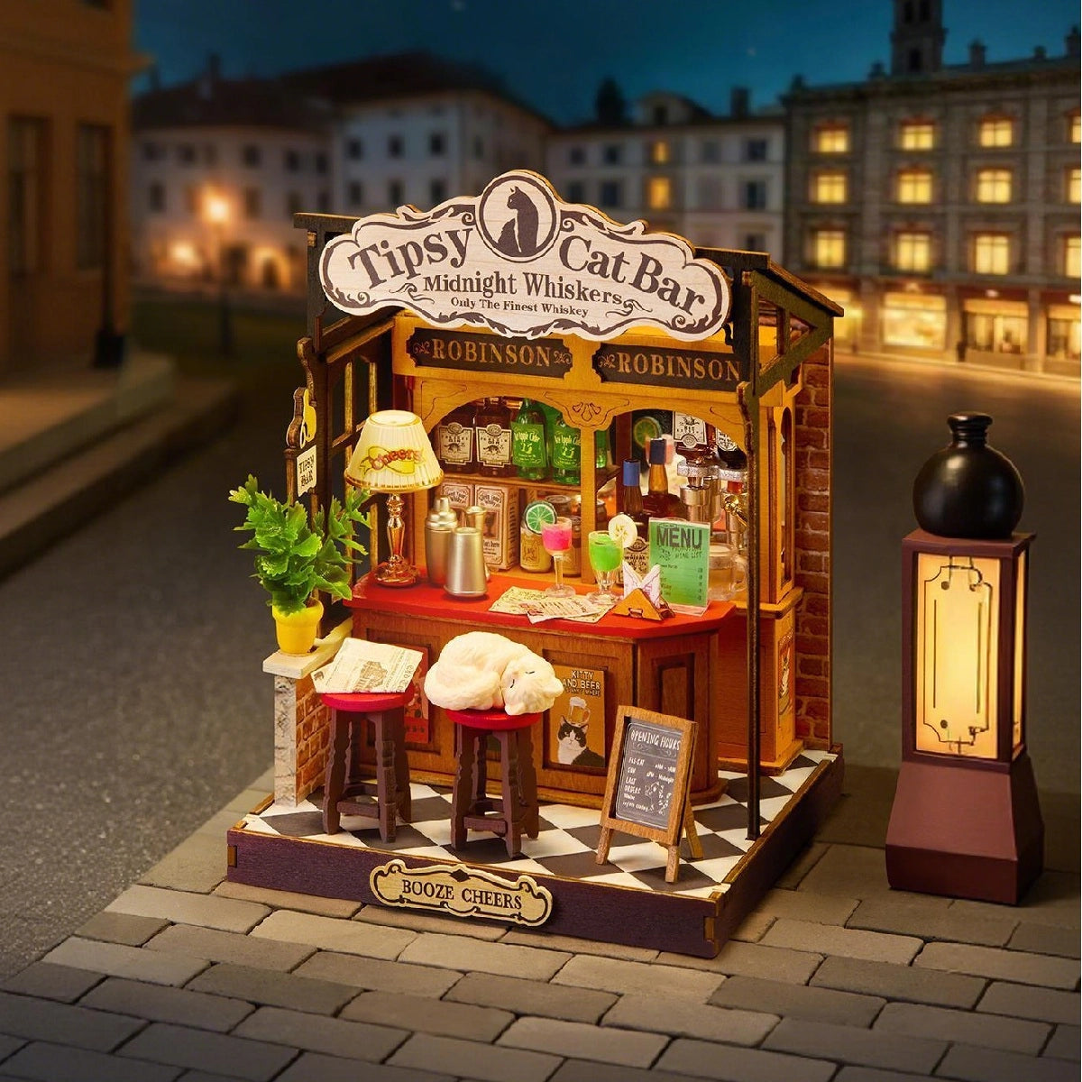 Rolife DIY Miniature House - Tipsy Cat Bar