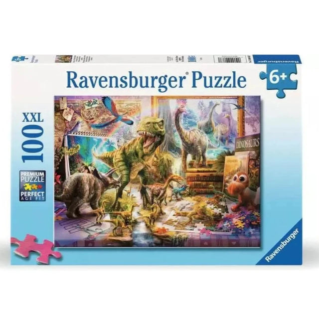 Dino Toys Come to Life - 100 Pieces XXL Jigsaw Puzzle