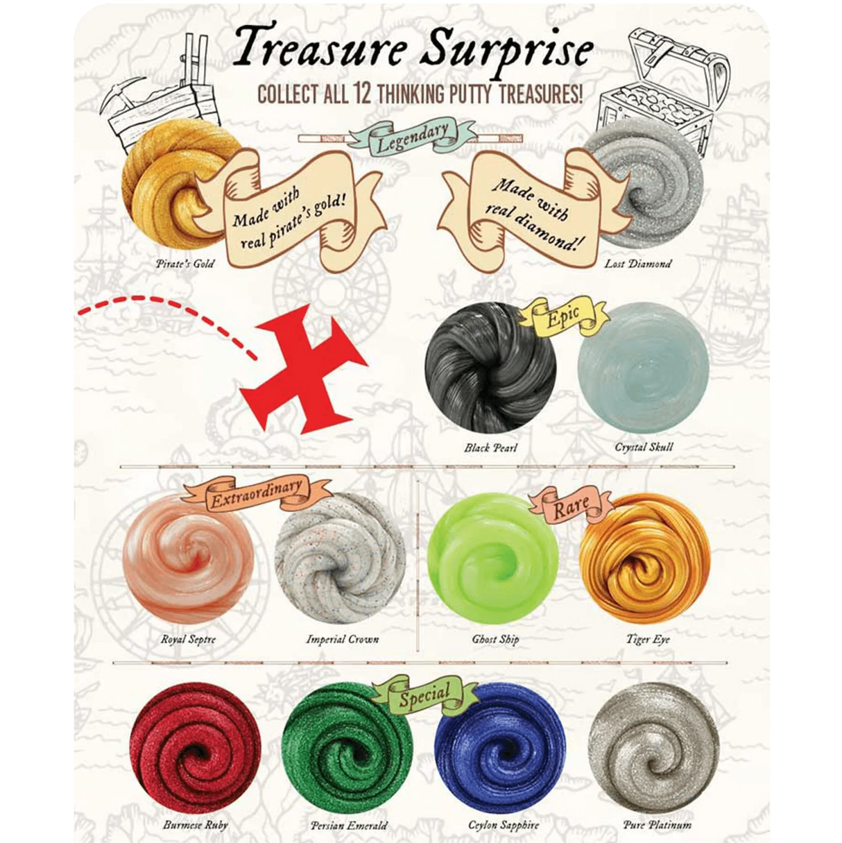 Crazy Aaron's Mini Tin - Treasure Surprise