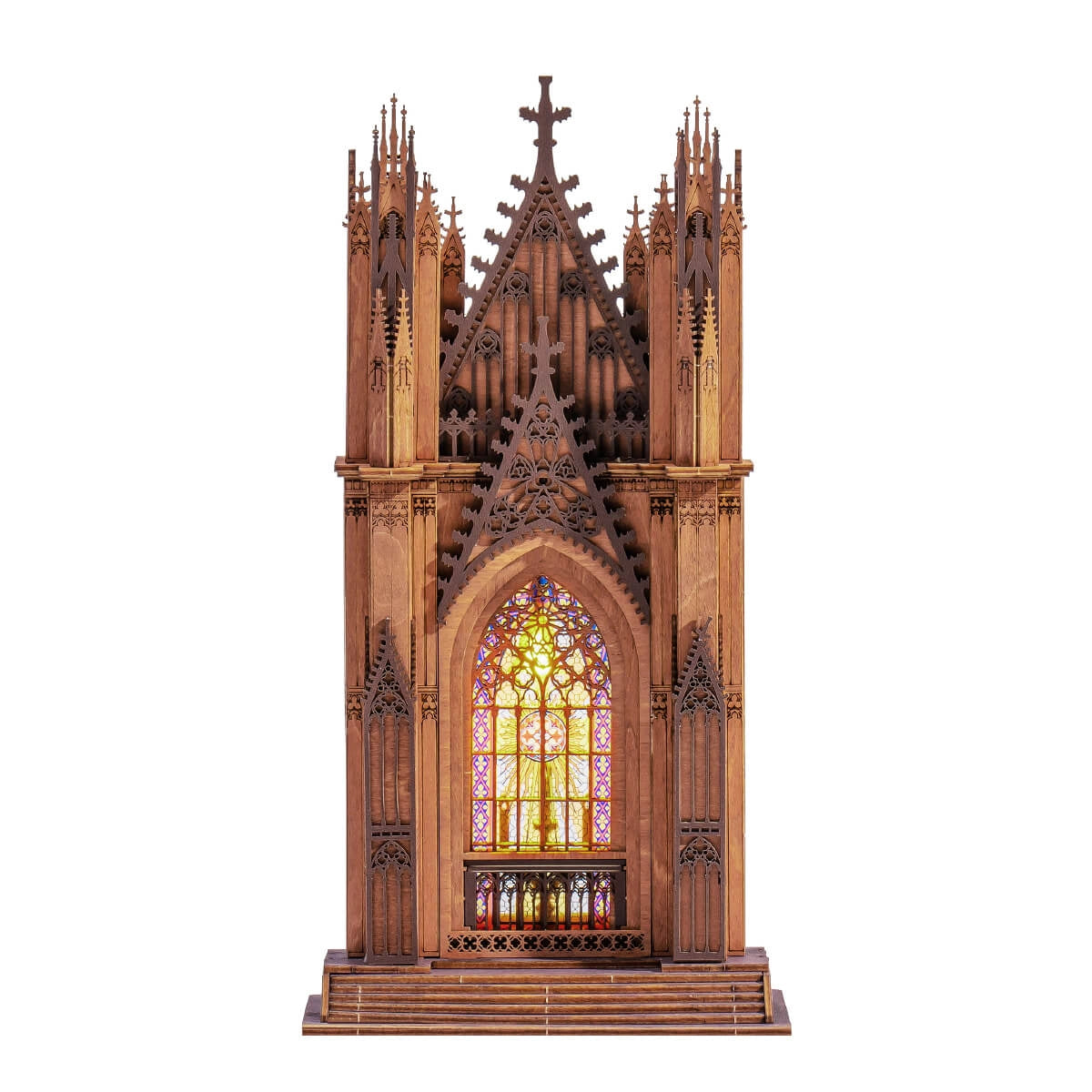 Rolife 3D Wooden Puzzle - Twin Tower Cathedral