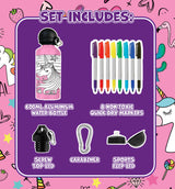 Create Your Own Water Bottle Set - Unicorn