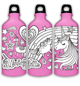 Create Your Own Water Bottle Set - Unicorn