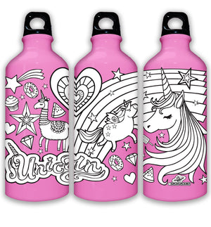 Create Your Own Water Bottle Set - Unicorn