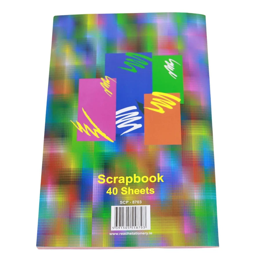 Supreme Stationery Scrapbook Jumbo 80pg - Coloured 15x10"