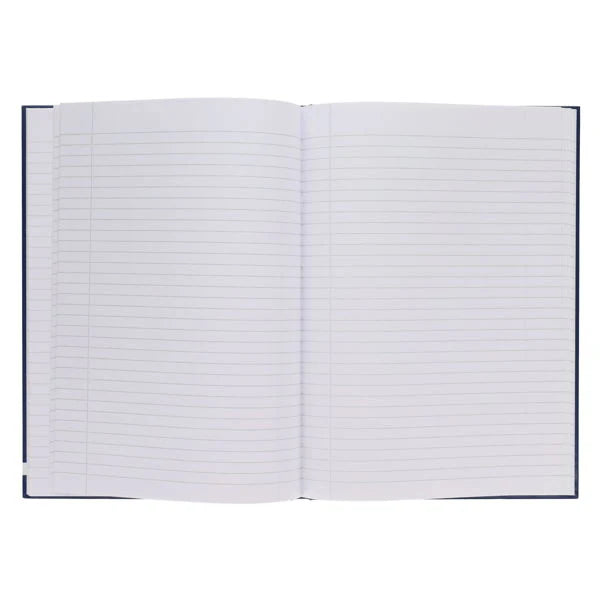 A4 160pg Hardcover Notebook - Admiral Blue