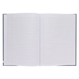 A4 160pg Hardcover Notebook - Admiral Blue
