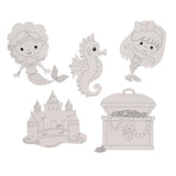 Cut Outs - Under The Sea Mermaid (10 Pack)