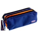 3 Pocket Zip Pencil Case