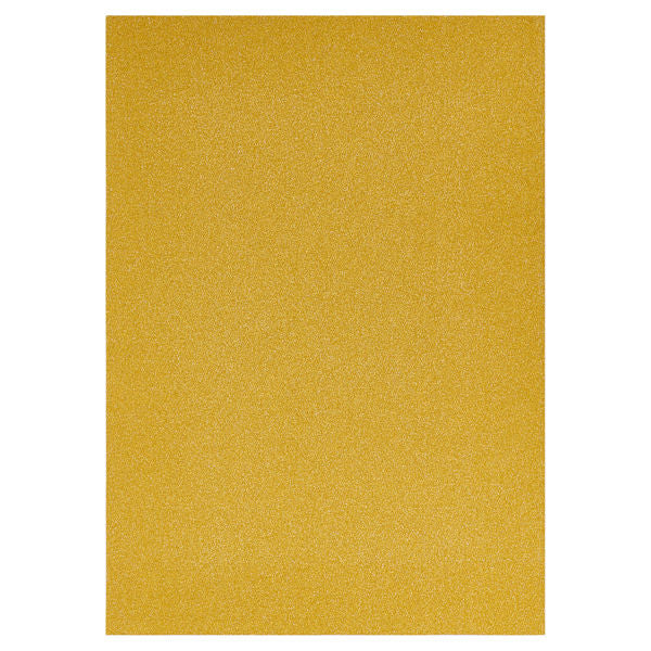 A4 Glitter Card Gold - 10 Sheets