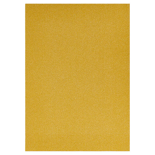 A4 Glitter Card Gold - 10 Sheets
