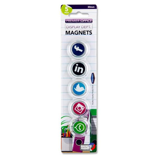 Magnets - Social Media Symbols