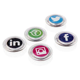 Magnets - Social Media Symbols