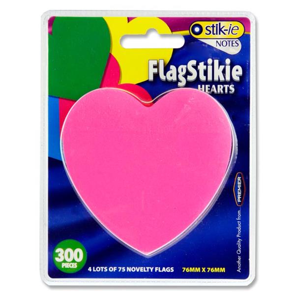 Stik-ie Flagstikie - Hearts (300 Pieces)