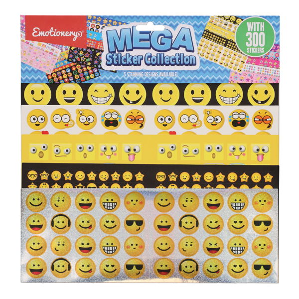 Emotionery Mega Sticker Collection - Assortment (300 Pack)