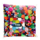 Crafty Bitz 454g Pom Poms - Assorted Colours
