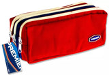 3 Pocket Zip Pencil Case - 2 Colour