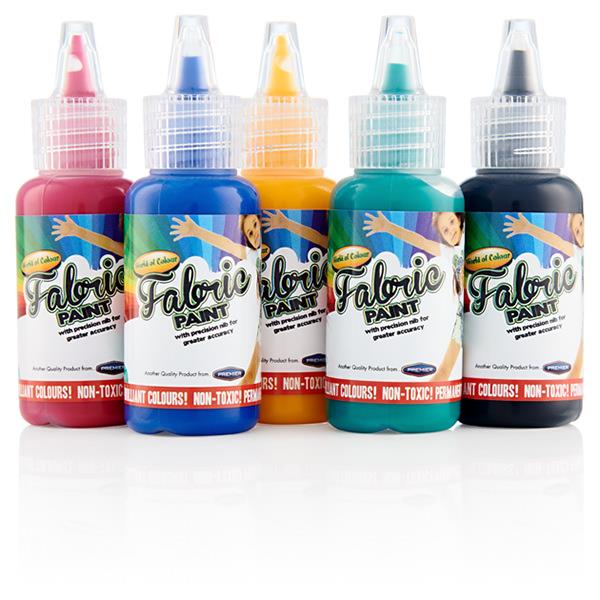 Woc Card 5x20ml Fabric Paint