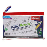 Student Solutions Transparent Pencil Case 200x125mm (Assortment)