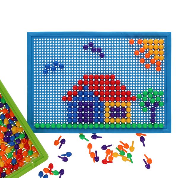 Peg Board Box Set With Storage