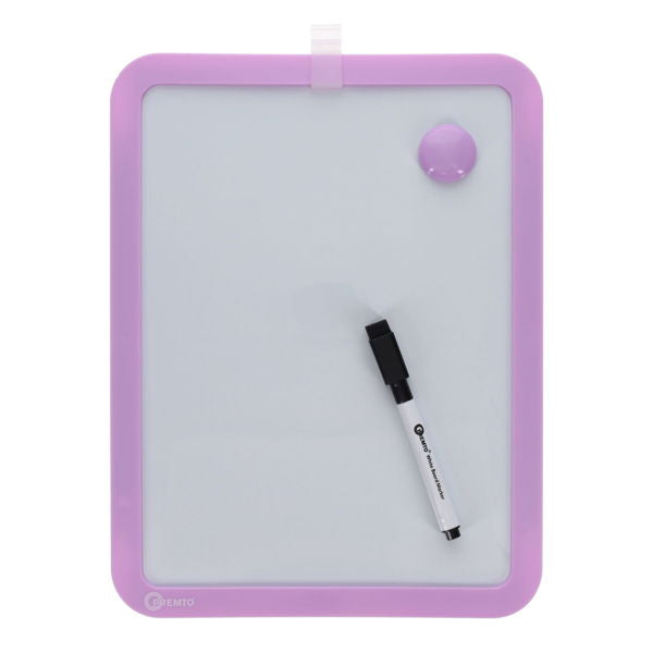 Premto Pastel Magnetic Dry Wipe Whiteboard With Marker (Assortment)