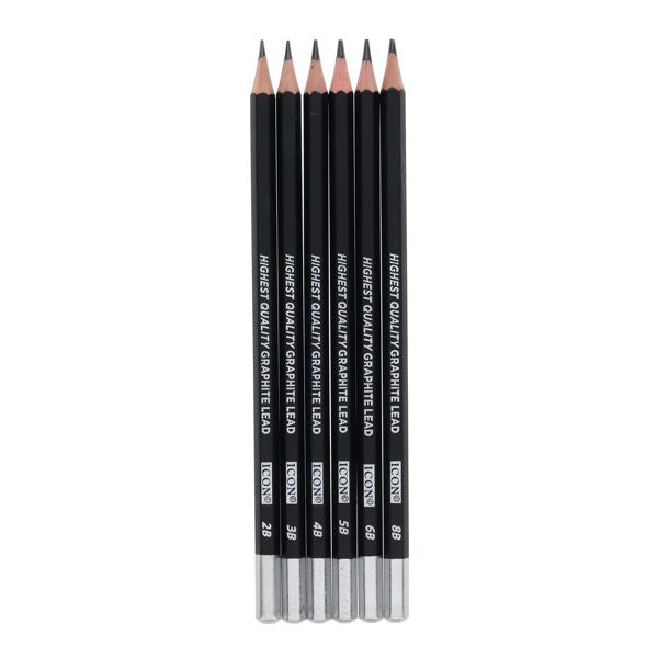 Graphite Drawing Pencils (6 Pack)
