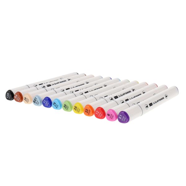 Icon Dual Tip Art Markers (Pack of 12)