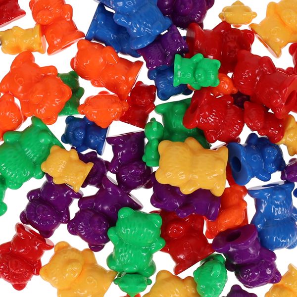 Clever Kidz Sorting Game - Rainbow Bears (Tub of 96)
