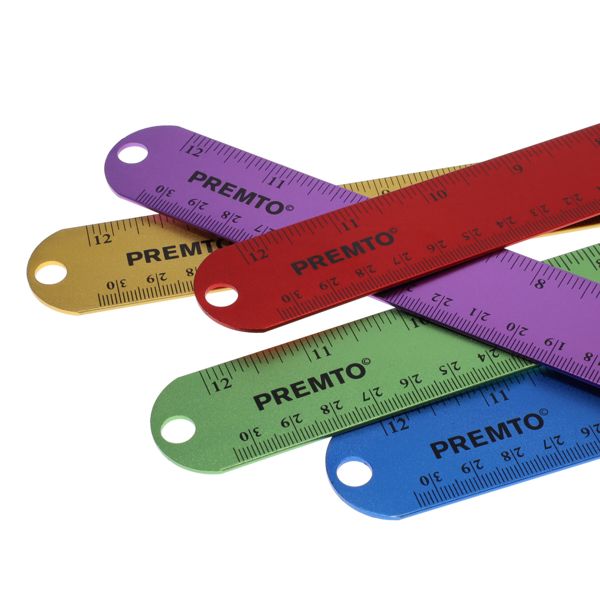 Premto S1 30cm Aluminium Ruler (Assortment)