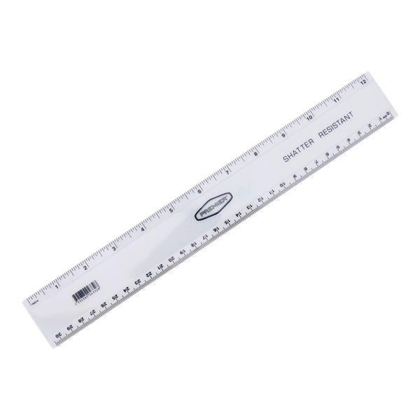 Student Solutions  12"/30Cm Shatterproof Ruler 