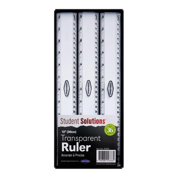 30cm Transparent Ruler