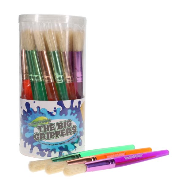 The Big Grippers Paint Brush - Round Head