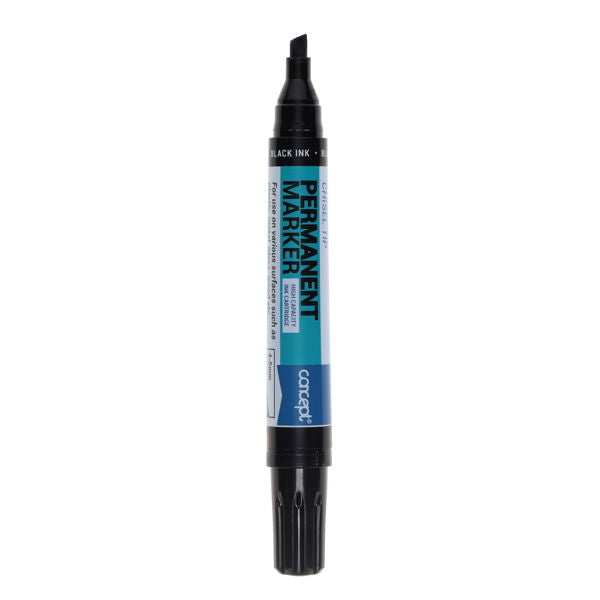 Concept Chisel Tip Permanent Marker - Black (Single)