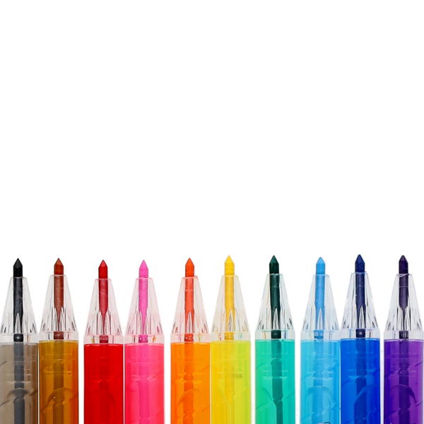 World of Colour Twisties Colouring Pencils (10 Pack)
