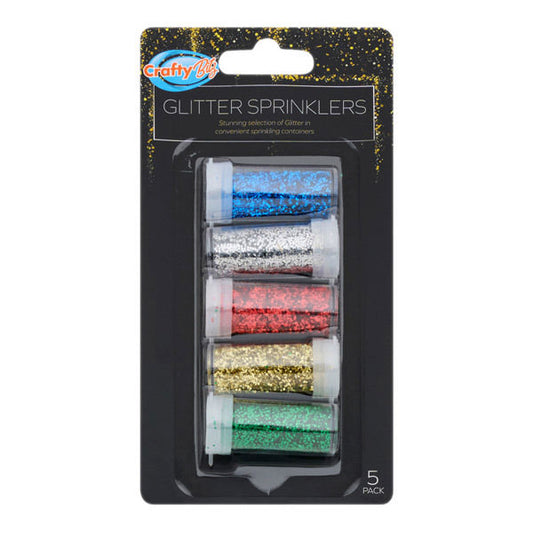 Crafty Bitz 5x3g Tubs Glitter Sprinklers
