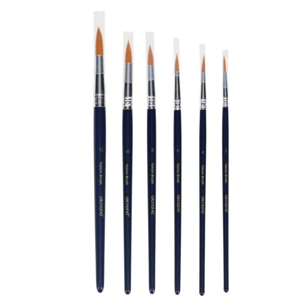 Ormond Class Collection Round Taklon Brushes (Pack of 30)