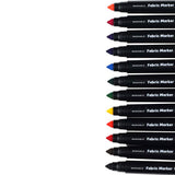 World of Colour Washable Fabric Markers (12 Pack)