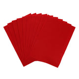 A4 Felt Sheets - Red (Pack of 10)