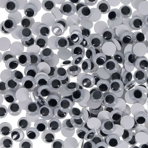 Crafty Bitz Self Adhesive Goggly Eyes 12mm (Tub of 800)
