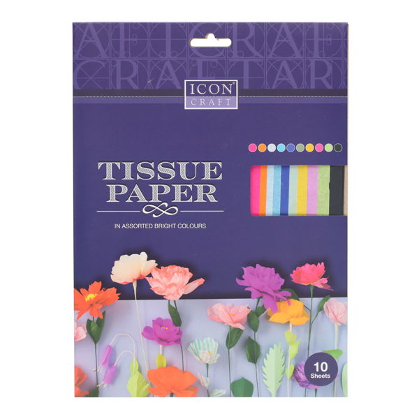 Tissue Paper - Bright Colours (Pack of 10)