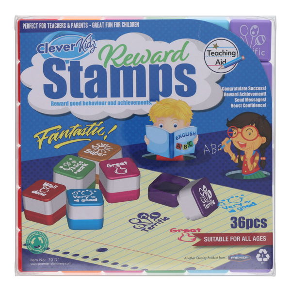 Clever Kidz Teaching Aid Reward Stamps